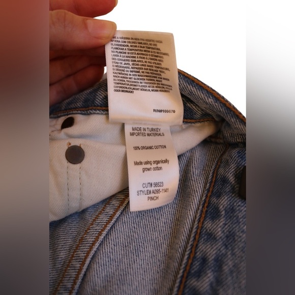 Agolde Pinch Waist High Rise Kick Riptide - Picture 9 of 11